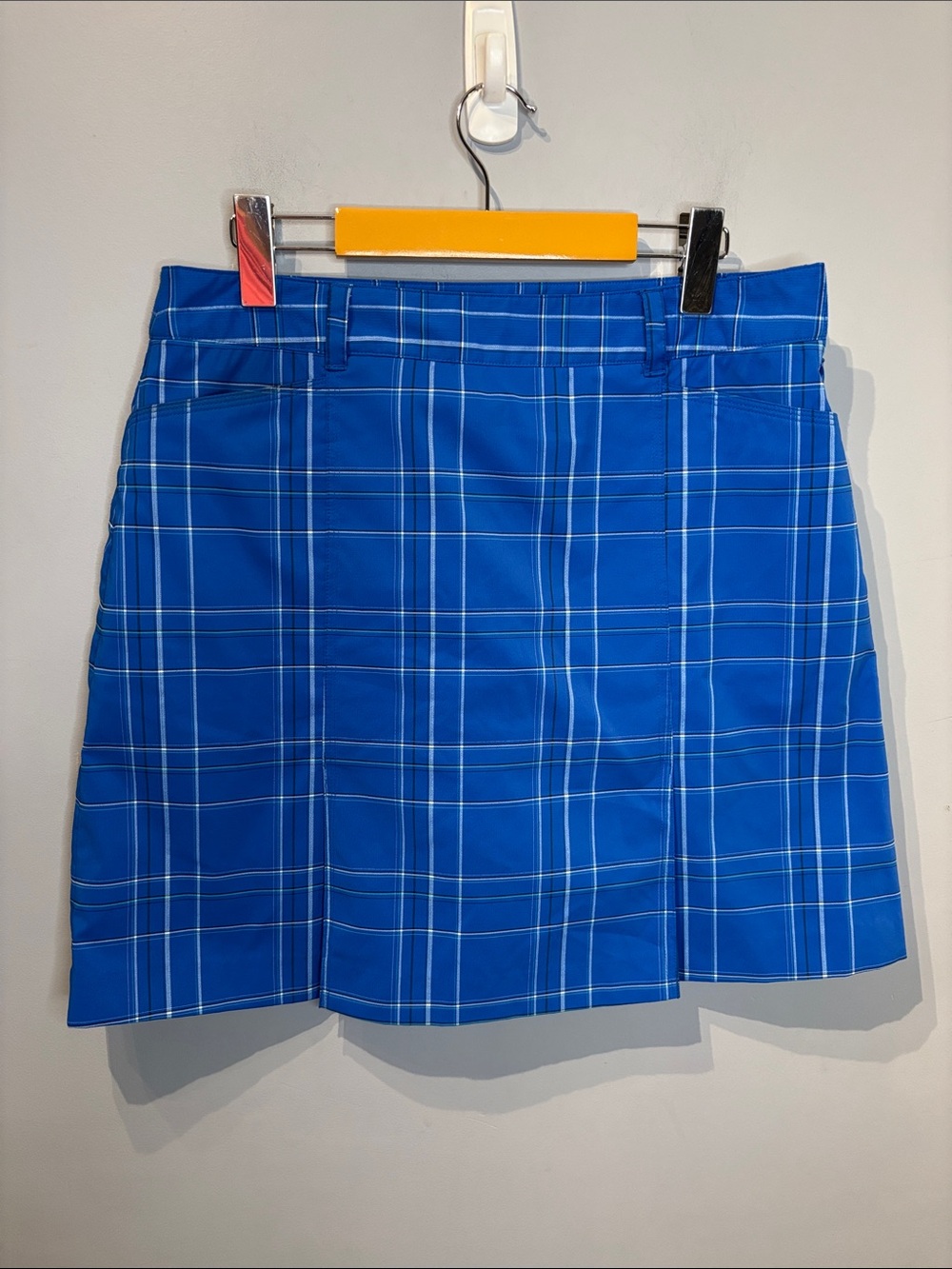 Vuarnet Blue Plaid Golf Skort